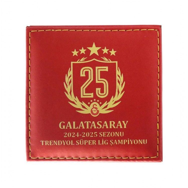 Kutulu Galatasaray 25. Şampiyonluk Gümüş Okside Hatıra Parası – 925 Ayar
