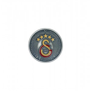 Kutulu Galatasaray 25. Şampiyonluk Gümüş Okside Hatıra Parası – 925 Ayar
